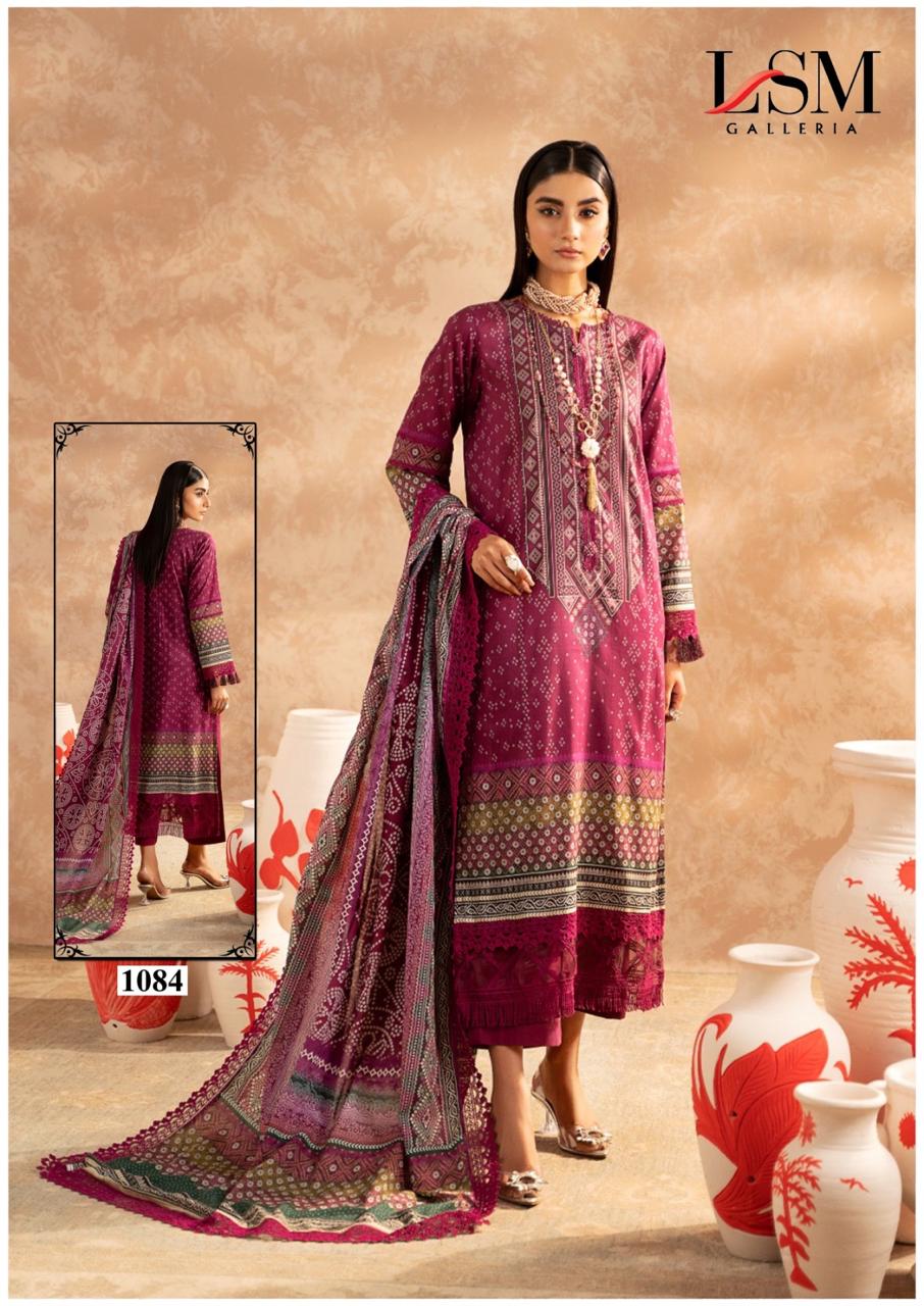 Parian Dream Vol 9 By LSM Lawn Cotton Pakistani Dress Material Wholesale Shop In Surat